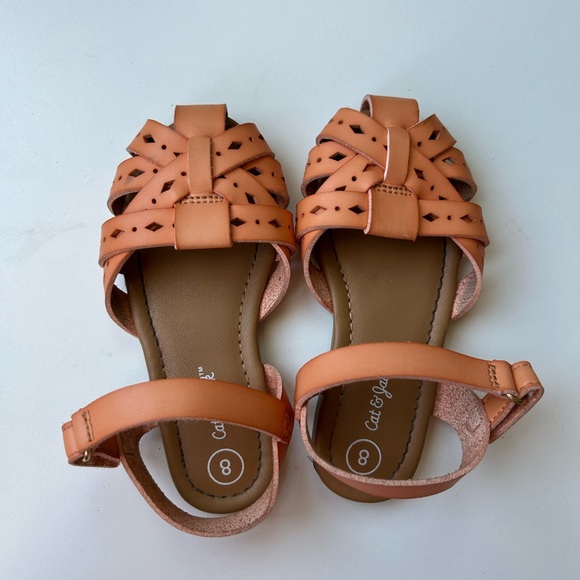 Cat and Jack toddler sandals brown - Picture 2 of 2